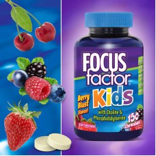 美国FOCUSfactor脑部特定营养儿童配方, 150咀嚼药片